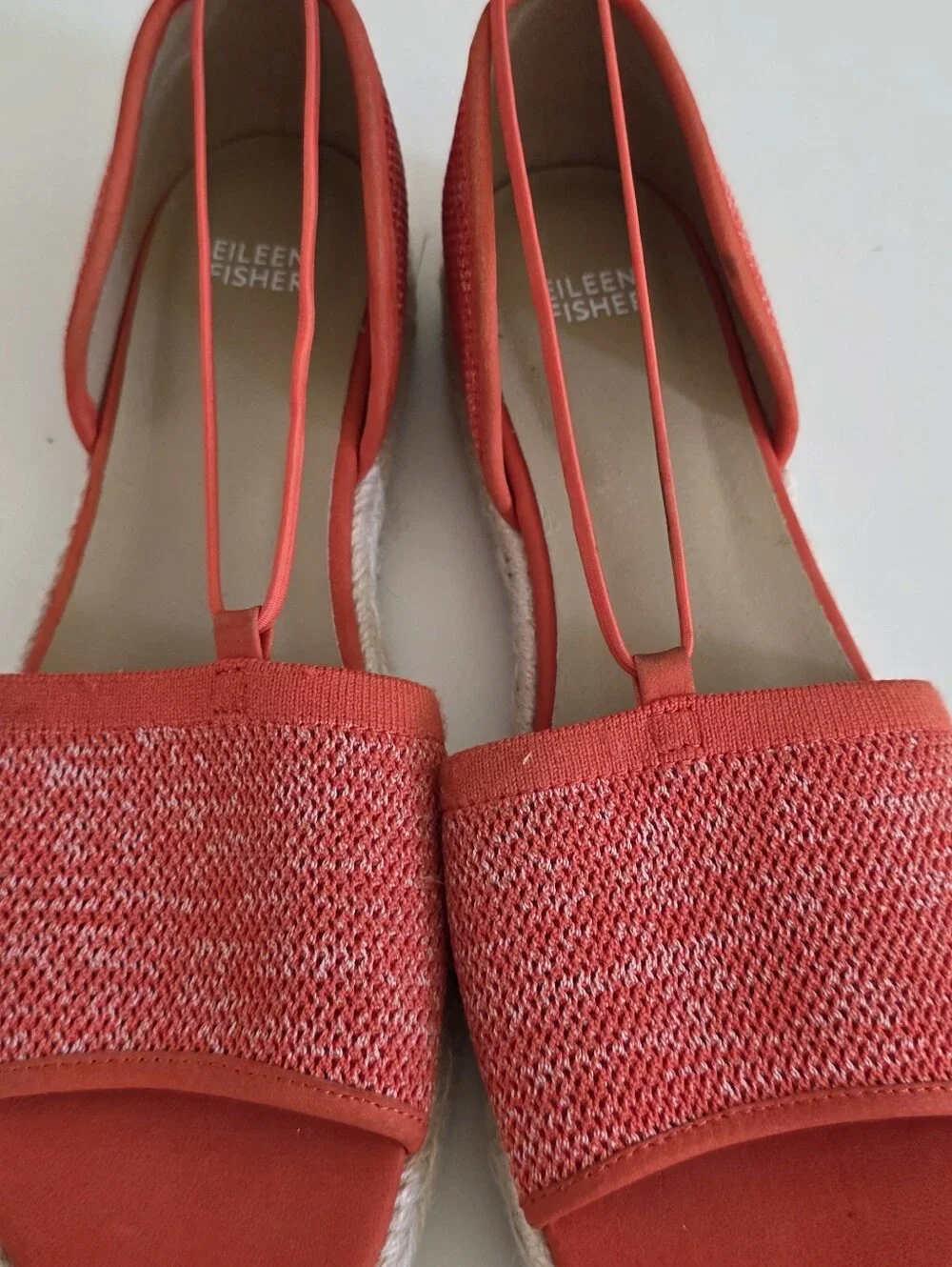 Eileen Fisher Coral Knit Espadrille Sandals
